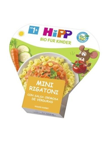 Pequeño Gourmet Mini Rigatoni Con Salsa 250G Bio Hipp