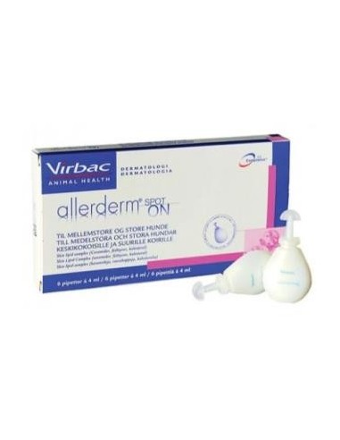 Allerderm Spot-On 4 Ml 6 Pip &Gt 10 Kilos Virbac Vet