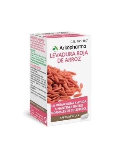 Levadura Roja De Arroz 45Arkocapsulas. Bio de Arkopharma