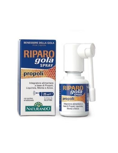 Riparo Gola Spray 25 Mililitros Naturando