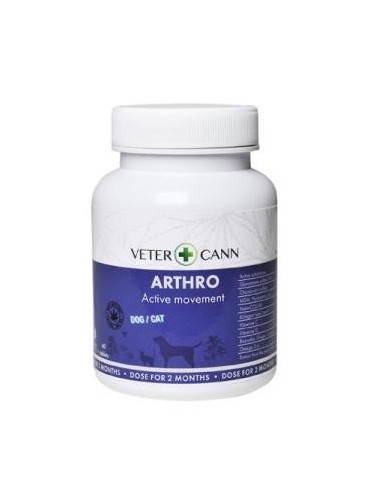 Arthro Colageno Condropotector 60 Comprimidos Vetercann Vet