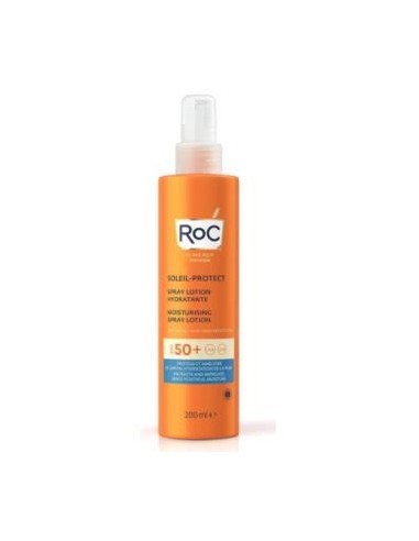 Roc Sol Locion Hidratante Spray Spf50 200 Mililitros Roc