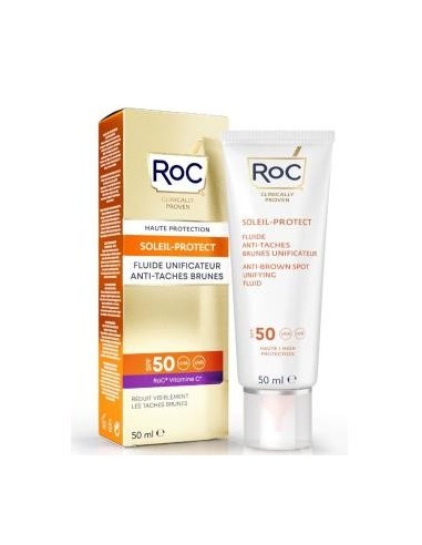 Roc Sol Fluido Antimanchas Spf 50+ 50 Mililitros Roc