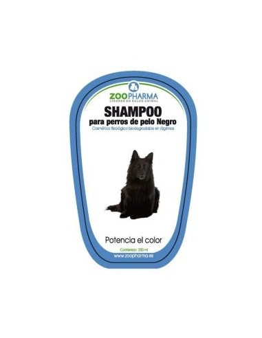 Champu Pelo Negro Perros 250 Mililitros Zoopharma Vet