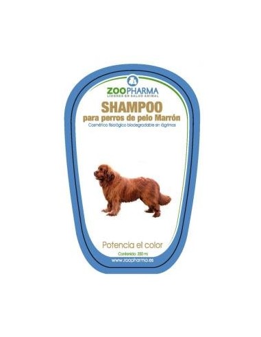 Champu Pelo Marron Perros 250 Mililitros Zoopharma Vet