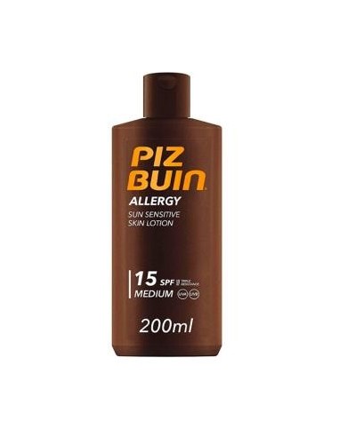 Allergy Locion Solar Spf15 200 Mililitros Piz Buin