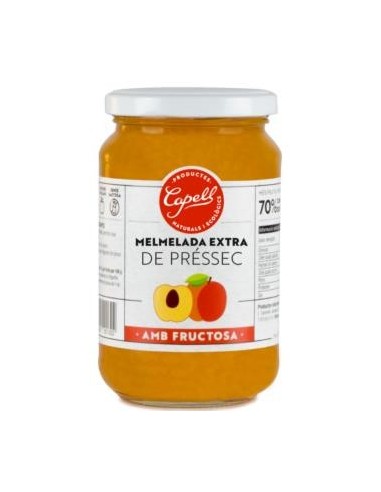 Mermelada De Melocoton Con Fructosa 400 Gramos Capell