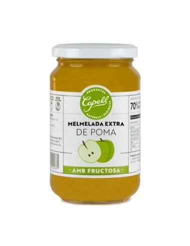 Mermelada De Manzana Con Fructosa 400 Gramos Capell