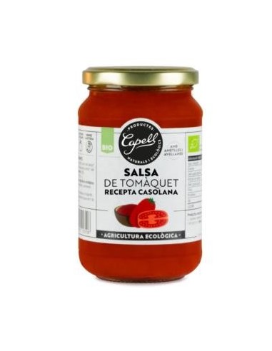 Salsa De Tomate Casera 350 Gramos Eco Capell