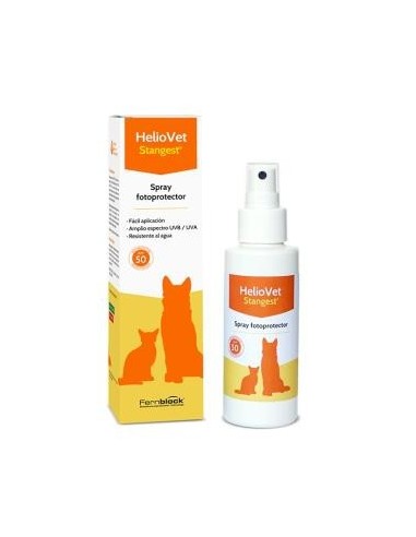 Heliovet Solar Spf50+ Perros Y Gatos Spray 80 Mililitros Stangest Vet