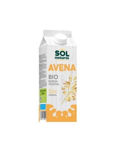 Bebida Vegetal De Avena Natural 1Lt 6Uds. Bio S/A de Solnatural