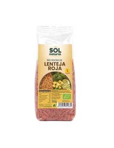 Risoni De Lenteja Roja 250Gr. Bio Sg Vegan de Solnatural