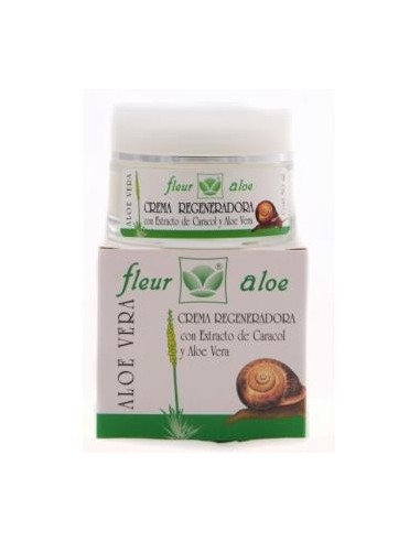 Crema Regeneradora Ext. Caracol Y Aloe 50 Mililitros Fleuraloe