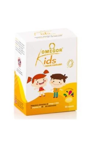 Omegor Kids Masticable 60 Cápsulas  Uga Nutraceuticals