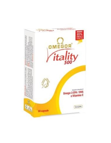 Omegor Vitality 500 60 Cápsulas  Uga Nutraceuticals