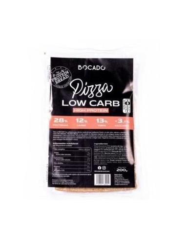 Base De Pizza Low Carb High Protein 200 Gramos Bocado