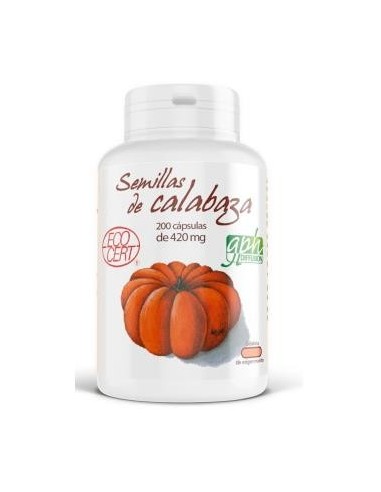 Semillas De Calabaza 420Mg 200 Cápsulas  Bio Gph Difussion