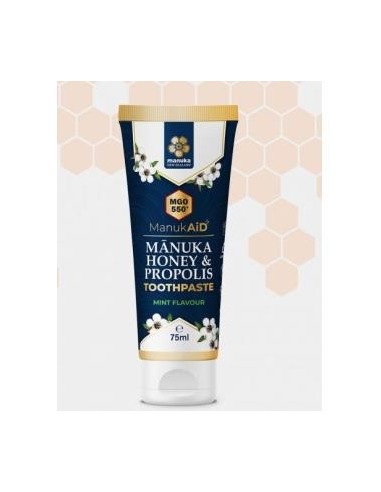 Miel De Manuka Mgo 550+ Dentifrico Propolis 75 Ml de Manuka New Zeland