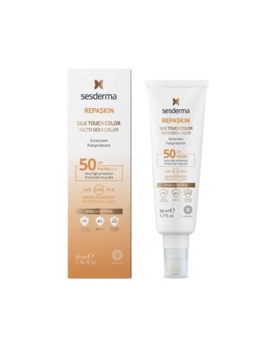 Repaskin Fotoprotector Spf50 Tacto Seda Color 50 Ml Sesderma