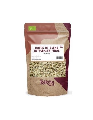 Copos De Avena Finos Integrales 500Gr Eco Vegan Karma