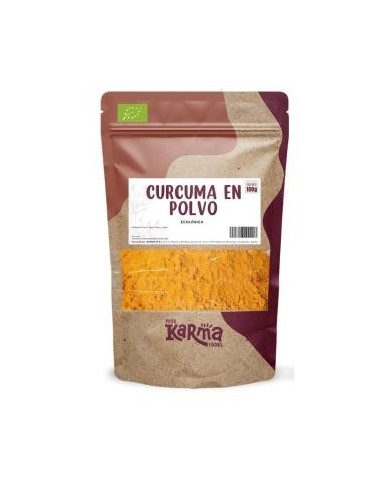 Curcuma En Polvo 100 Gramos Eco Vegan Karma