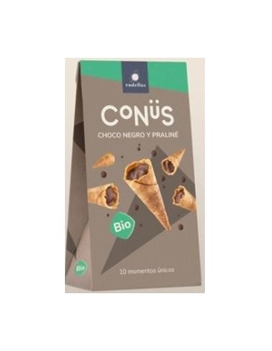 Conus Chocolate Negro Y Praline 10Udsx70 Gramos Bio Rodellas