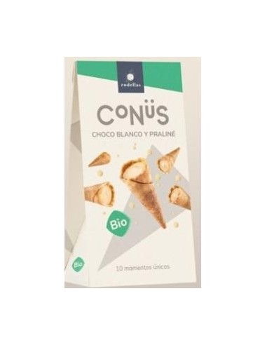 Conus Chocolate Blanco Y Praline 10Udsx70 Gramos Bio Rodellas