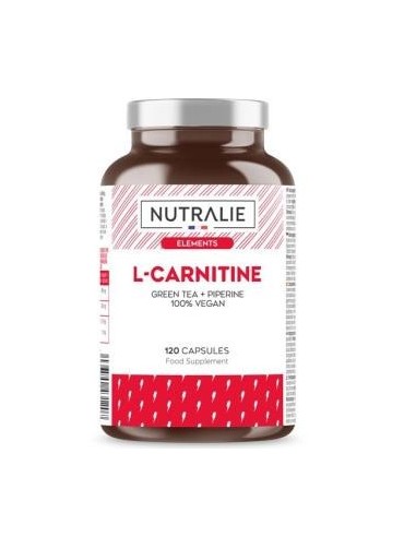 L-Carnitina Te Verde + Piperine 120 Cápsulas  Nutralie