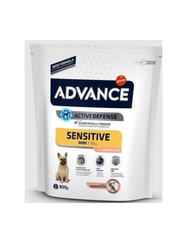 Advance Canine Adult Mini Sensitive Salmon 800 Gramos Advance Vet