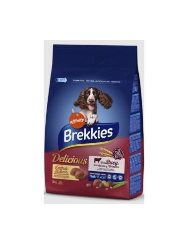 Brekkies Excel Tender & Delicious Buey 3 Kilos Brekkies Vet