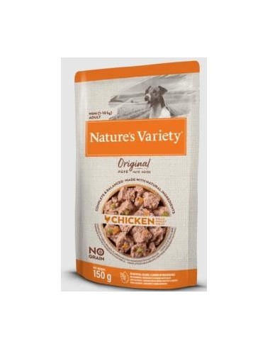 Nature´S V. Canine Adult Pate Mini Pollo 8X150 Gramos Nature S Variety Vet