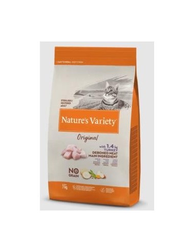 Nature´S Variety Feline Adult Steril  Pavo 7 Kilos Nature S Variety Vet