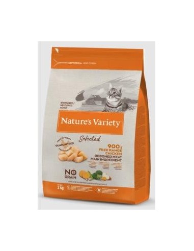 Nature´S Variety Feline Adult Steril Pollo 3 Kilos Nature S Variety Vet