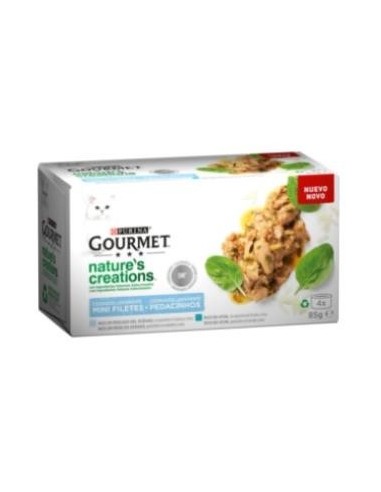 Gourmet Nature Fish Caja 12X4X85Gr. de Purina Veterinaria