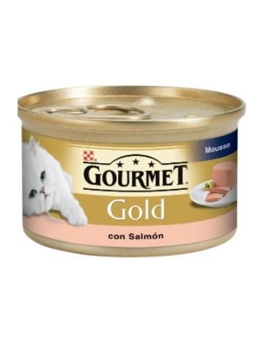 Gourmet Gold Mousse Salmon Caja 24X85 Gramos Purina Vet