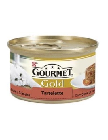 Gourmet Gold Tartallette Buey Tomate Caja 24X85 Gramos Purina Vet