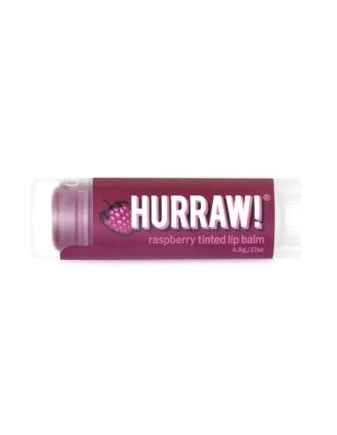 Hurraw Balsamo Labial Tintado Frambuesa Hurraw