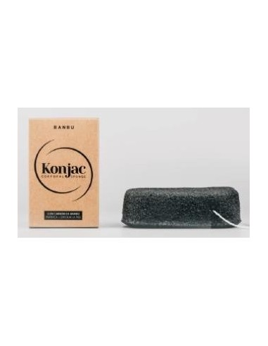 Konjac Esponja Corporal Exfoliante Negra 5 Gramos Banbu