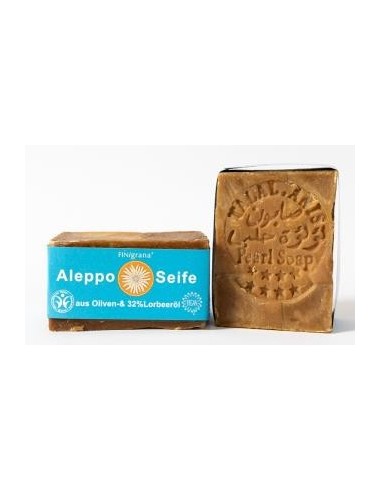 Jabon En Pastilla Alepo 32%+Laurel 165 Gramos Bio Savon Du Midi