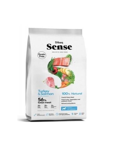 Dibaq Sense Salmon Y Pavo Perro Puppy 2 Kilos Sg Dibaq Vet