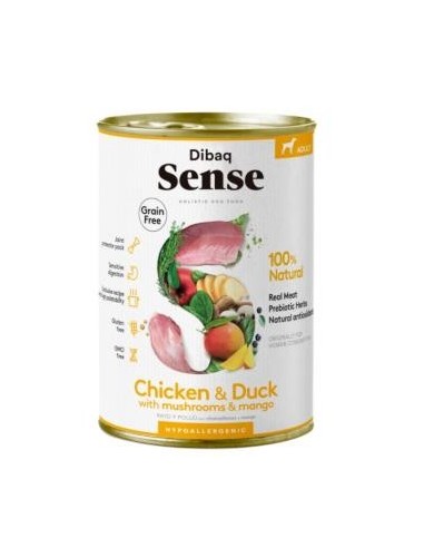 Dibaq Sense Pollo Y Pato Perro Adulto Lata 380G Sg Dibaq Vet