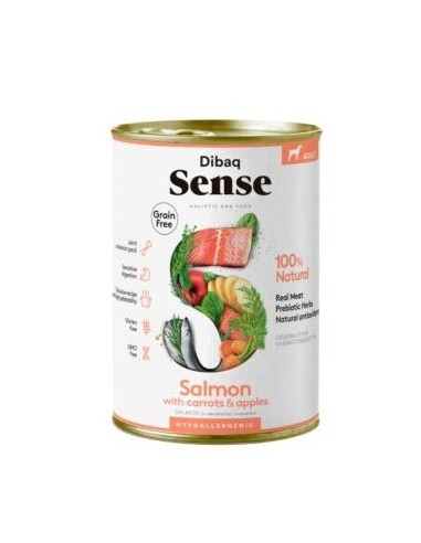 Dibaq Sense Salmon Perro Adulto Lata 380 Gramos Sg Dibaq Vet