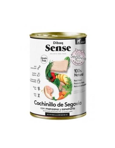 Dibaq Sense Cochinillo  Perro Adulto Lata 380G Sg Dibaq Vet