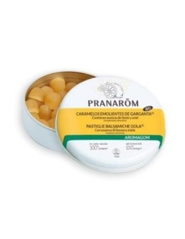 Caramelos Emolientes Garganta Miel-Limon 45Gr. de Pranarom