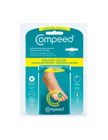 Compeed Callos Hidratacion Continua 6 Unidades Compeed