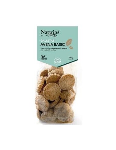 Galletas De Avena Basic 200 Gramos Natwins