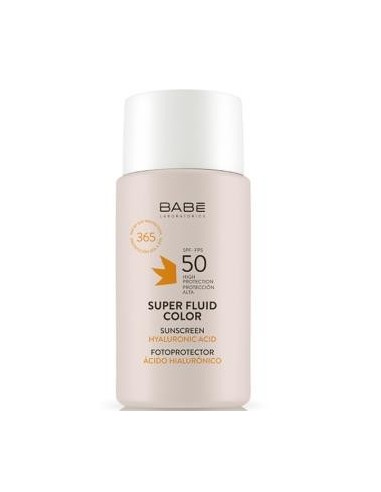 Fotoprotector Super Fluid Color Spf50 50 Mililitros Babe