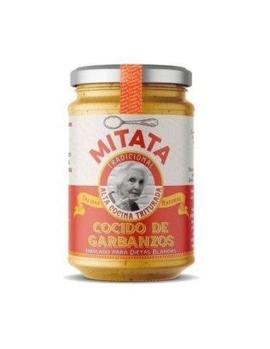 Cocido De Garbanzos Triturado 340 Gramos S/Sal** Mitata