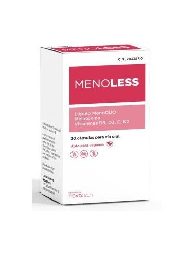 Menoless 30 Cápsulas  Novatech