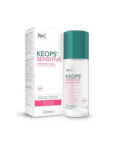 Pack Roc Keoops Deo Roll-On Piel Sensible 2X30 Mililitros Roc